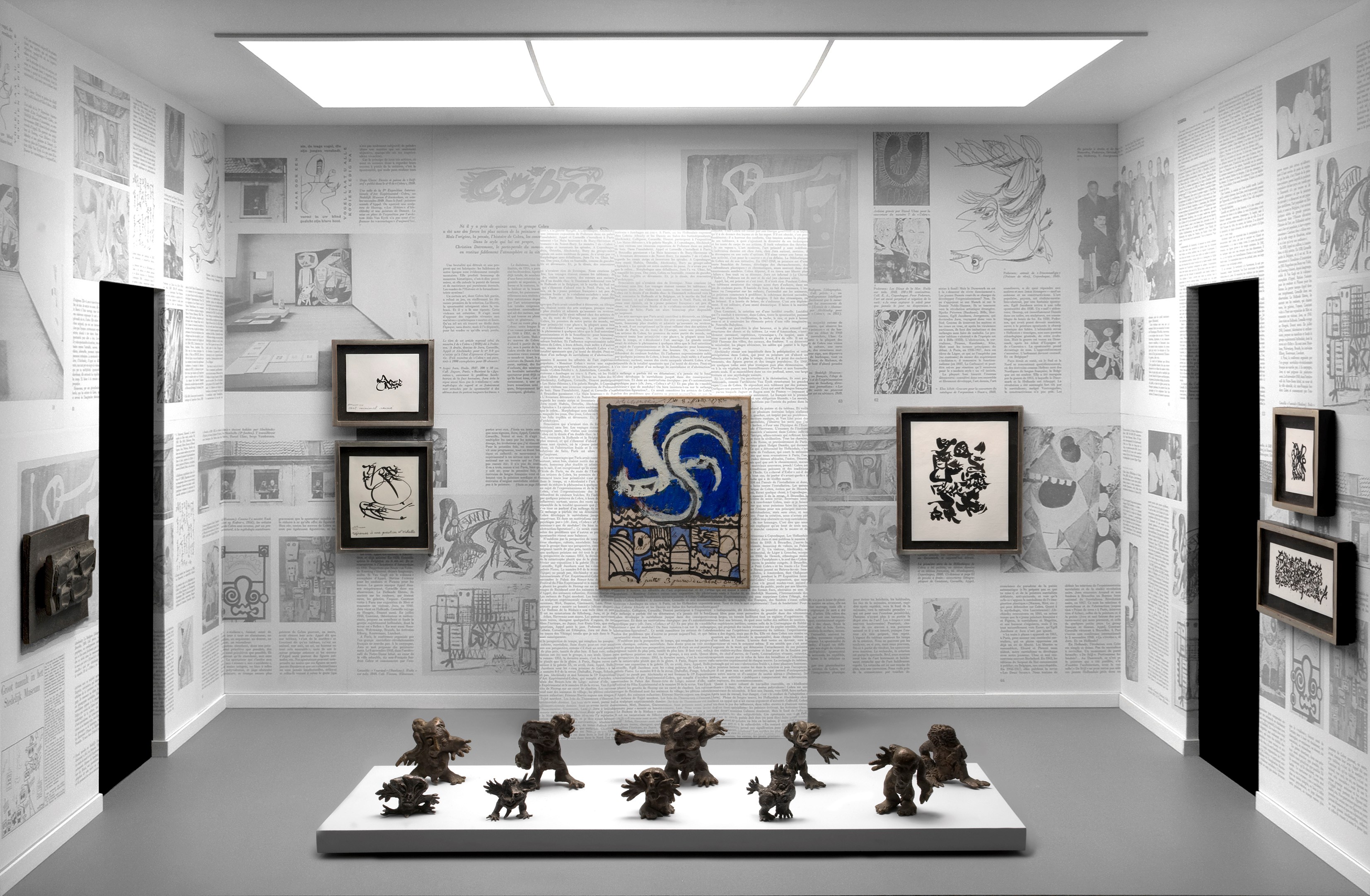 Alechinsky Pierre (b. 1927)-Christian Dotremont (1922-1979)-Reinhoud D'Haese (1928-2007)-Raoul Ubac (1910-1985)